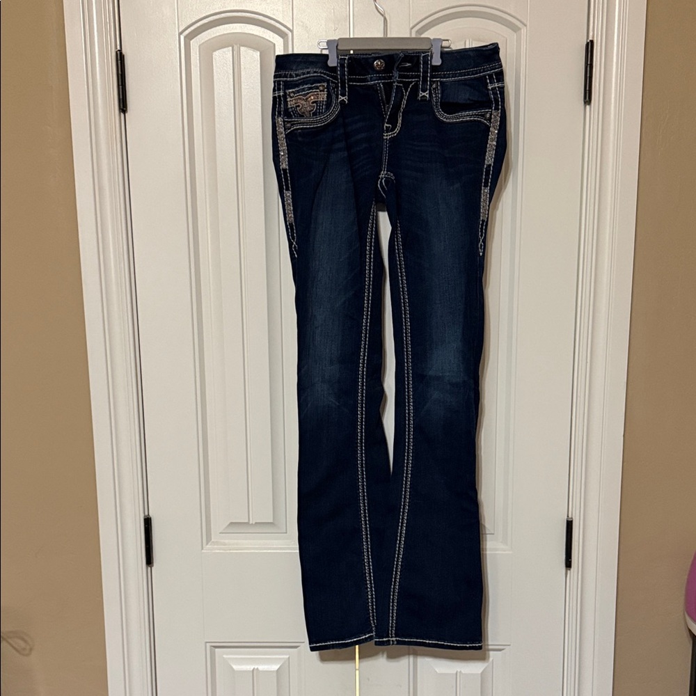 Rock Revival Dark Blue Boot Cut Jeans